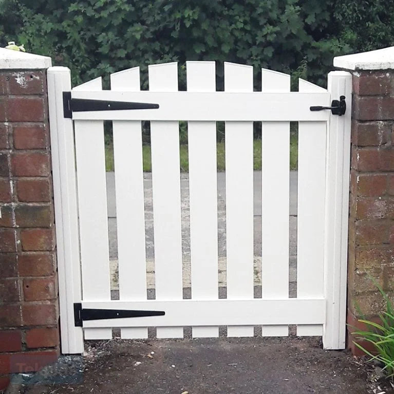 Timber Path Gate Plastic Path Gate Slatted | Arched Top | W: 600 - 1200mm, H: 900mm ...